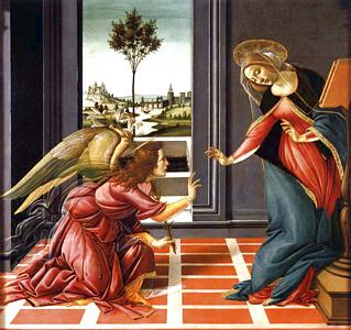 L'Annonciation - Sandro Botticelli